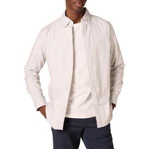 Amazon Essentials Men’s Long-Sleeve Regular-Fit Cotton Thermal Waffle Knit Shirt(Light Grey)