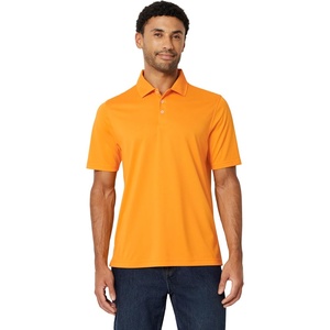 Amazon Essentials Men’s Regular Fit Golf Polo Shirt, Moisture-Wicking Quick Dry, Recycled Polyester, Short Sleeve(Apricot Orange)