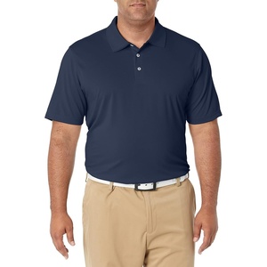 Amazon Essentials Men’s Regular Fit Golf Polo Shirt, Moisture-Wicking Quick Dry, Recycled Polyester, Short Sleeve(Dark Navy)