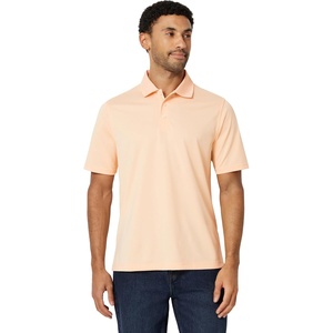 Amazon Essentials Men’s Regular Fit Golf Polo Shirt, Moisture-Wicking Quick Dry, Recycled Polyester, Short Sleeve(Pale Peach)