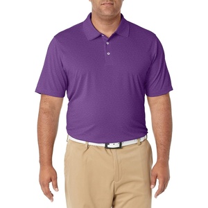Amazon Essentials Men’s Regular-Fit Quick-Dry Golf Polo Shirt – Discontinued Colors(Purple Heather)