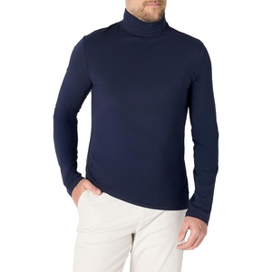 Amazon Essentials Men’s Slim Fit Turtleneck Shirt(Navy)