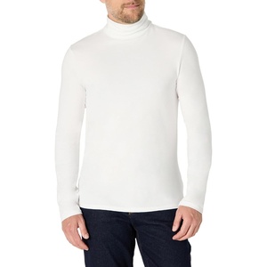 Amazon Essentials Men’s Slim Fit Turtleneck Shirt(White)