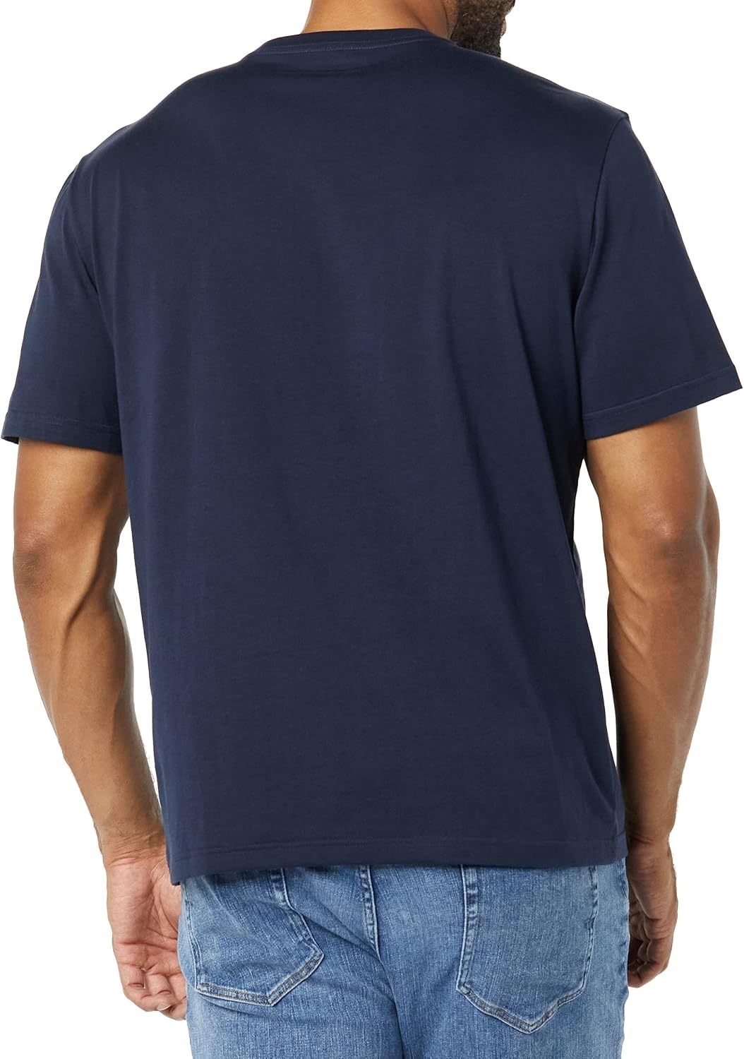 image:imageAmazon Essentials Mens Cotton ShortSleeve VNeck TShirts Pack of 2NavyCharcoal Heather