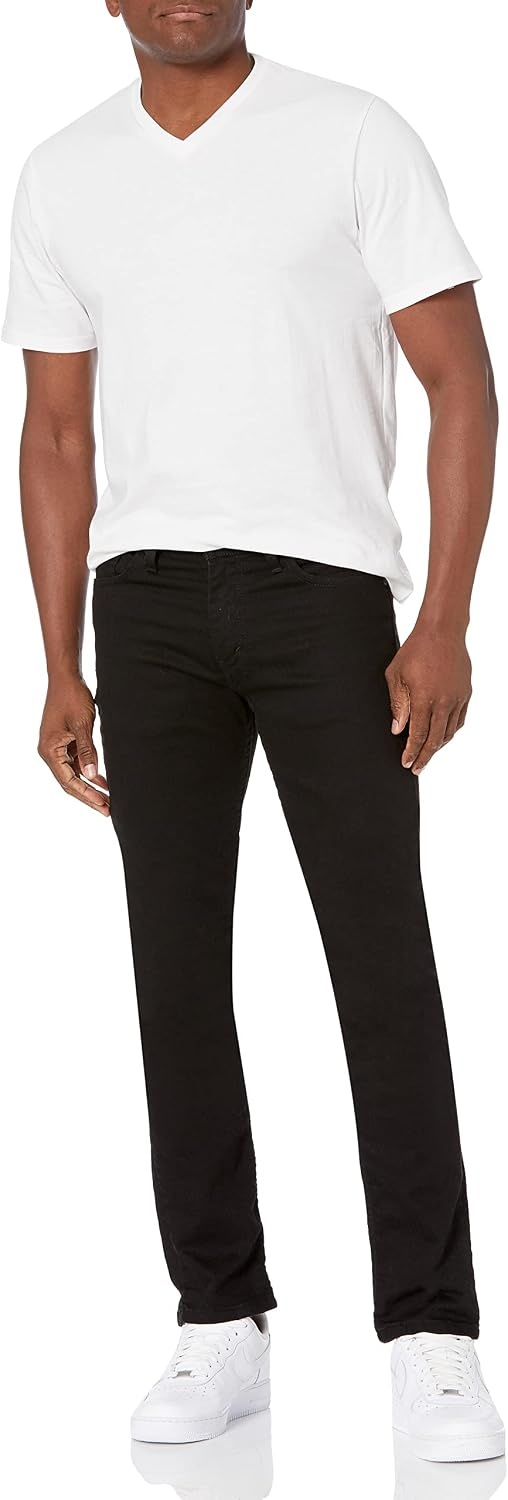image:imageAmazon Essentials Mens Cotton ShortSleeve VNeck TShirts Pack of 2WhiteWhite