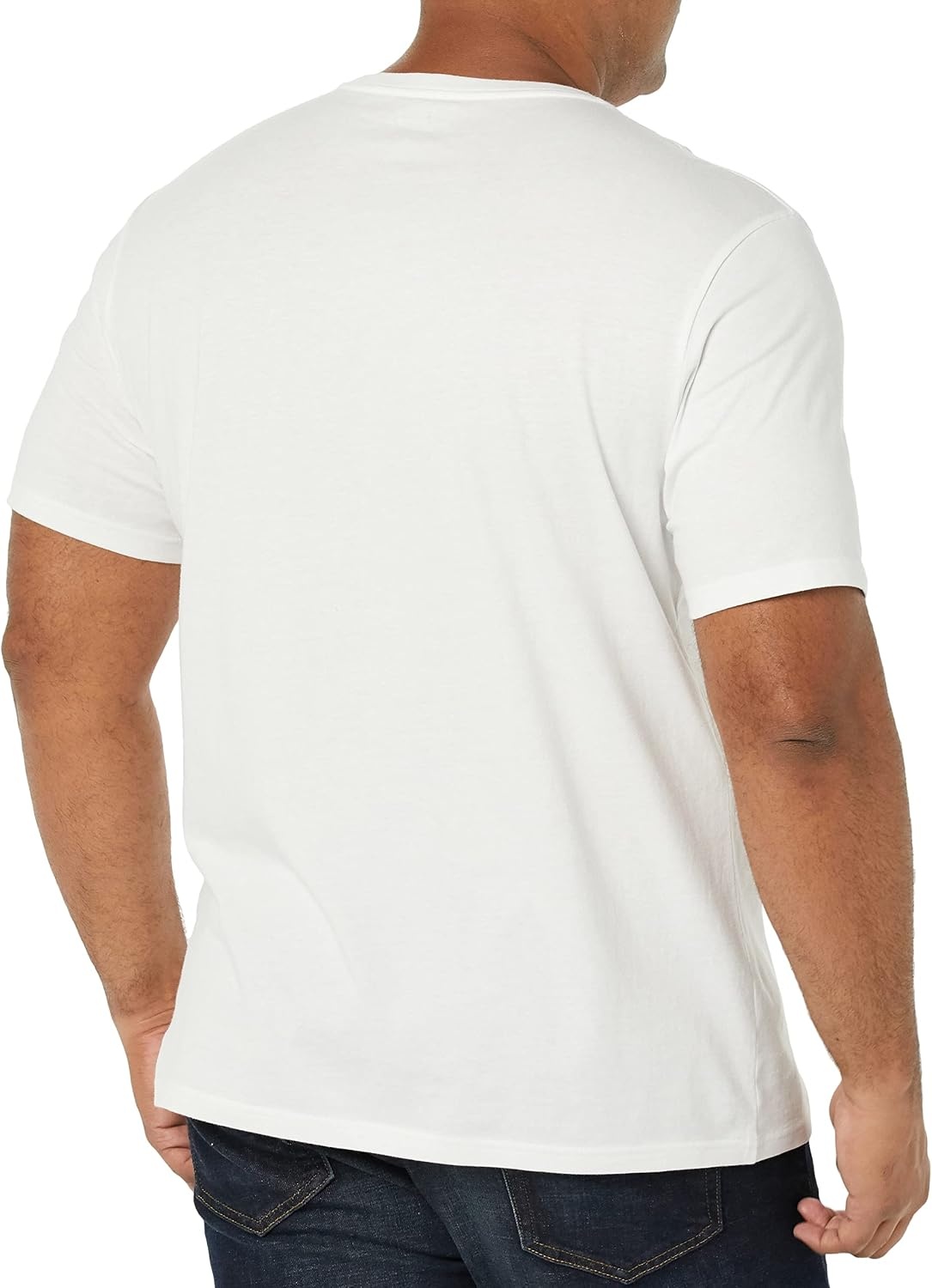 image:imageAmazon Essentials Mens Cotton ShortSleeve VNeck TShirts Pack of 2WhiteWhite