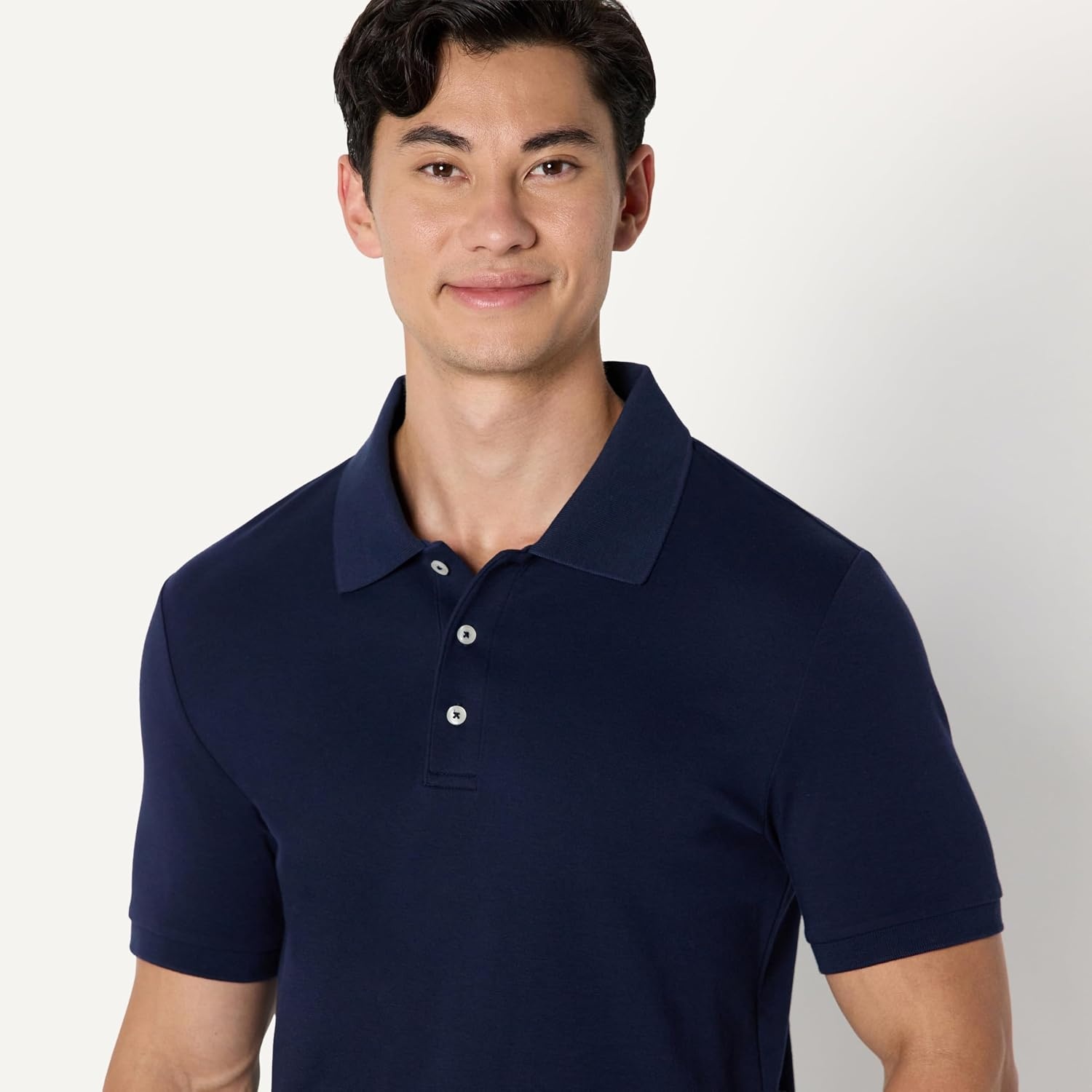 image:imageAmazon Essentials Mens Interlock Polo ShirtNavy