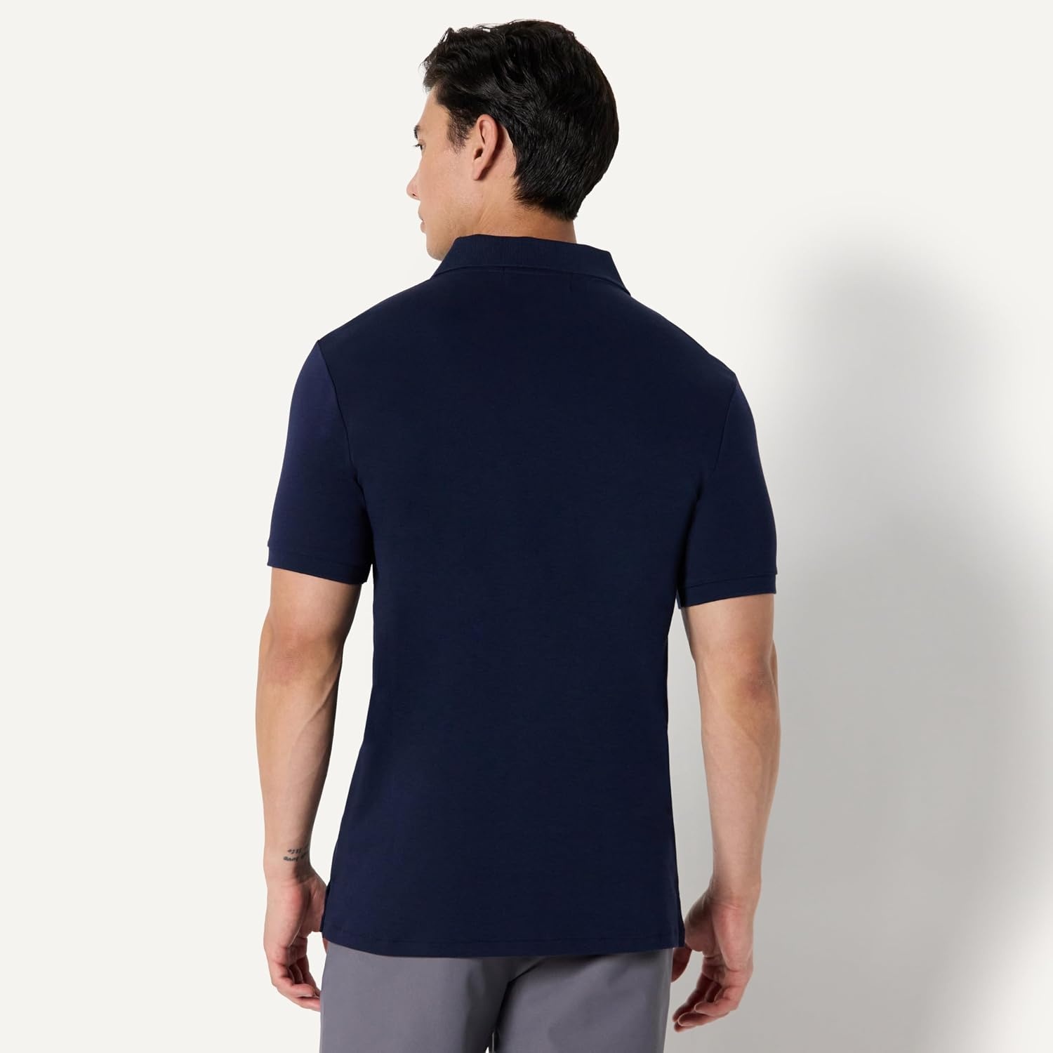 image:imageAmazon Essentials Mens Interlock Polo ShirtNavy