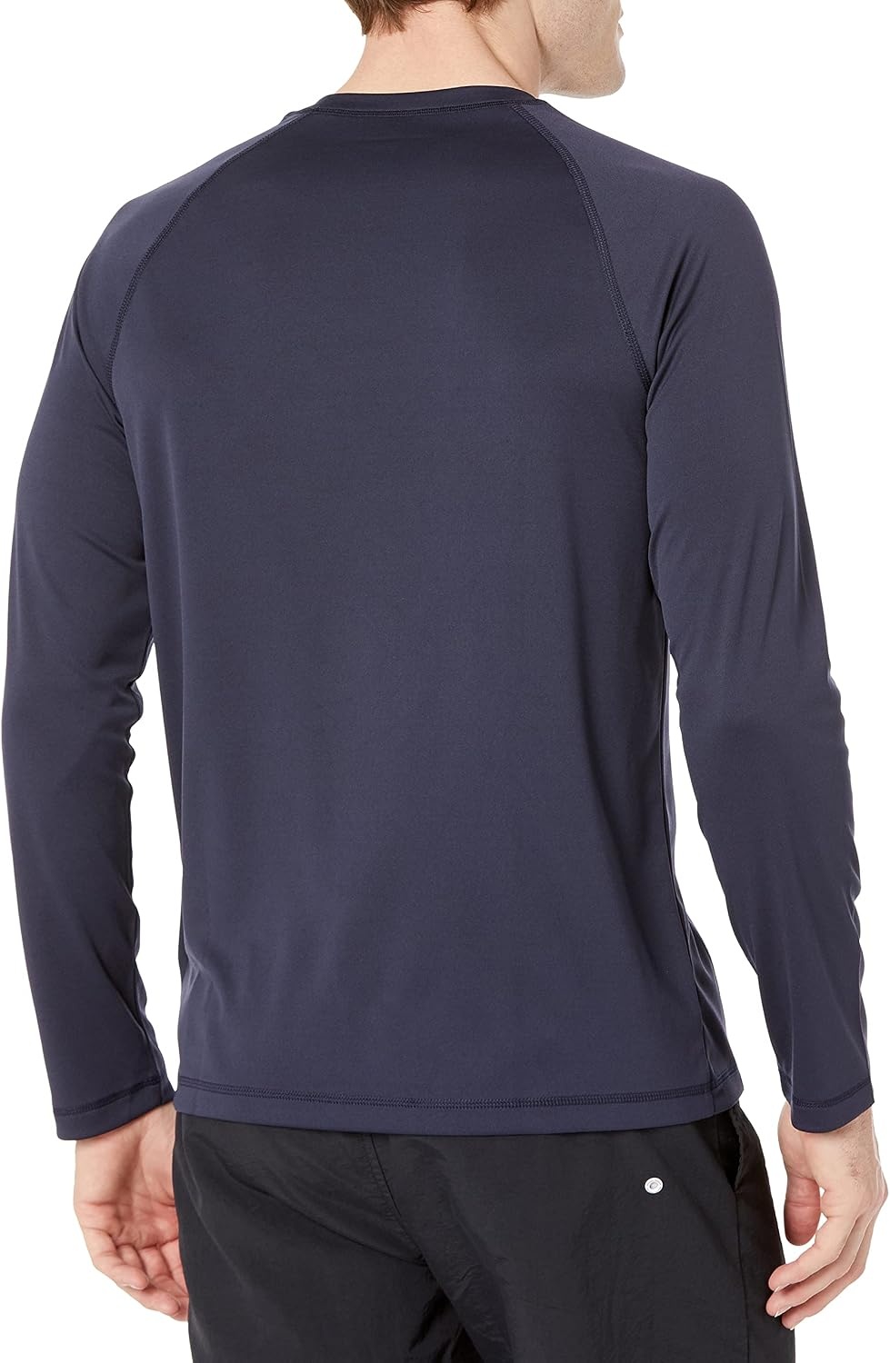 image:imageAmazon Essentials Mens LongSleeve QuickDry UPF 50 Swim TeeDark Navy
