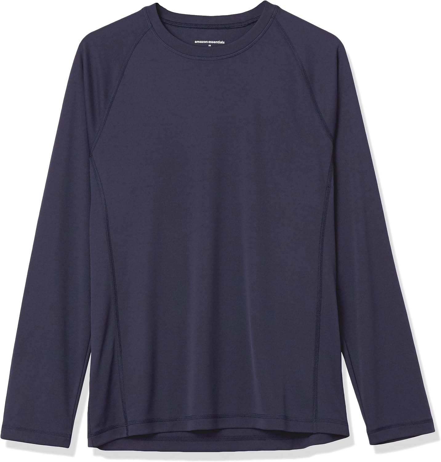 image:imageAmazon Essentials Mens LongSleeve QuickDry UPF 50 Swim TeeDark Navy