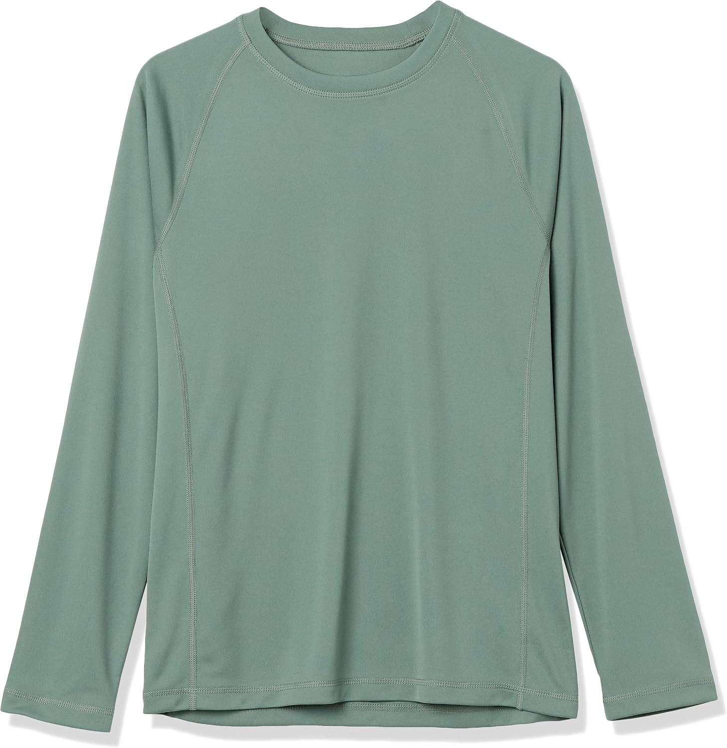 image:imageAmazon Essentials Mens LongSleeve QuickDry UPF 50 Swim TeeGreen
