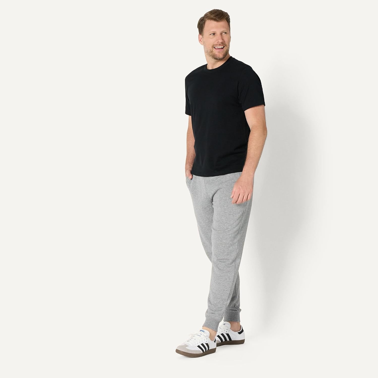 image:imageAmazon Essentials Mens Relaxed Fit Cotton Jersey TShirt Soft FabricBlack