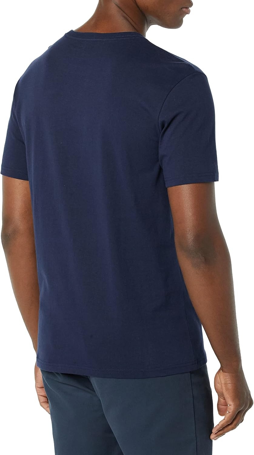 image:imageAmazon Essentials Mens SlimFit Crewneck Short Sleeve Cotton TShirtsNavyNavy