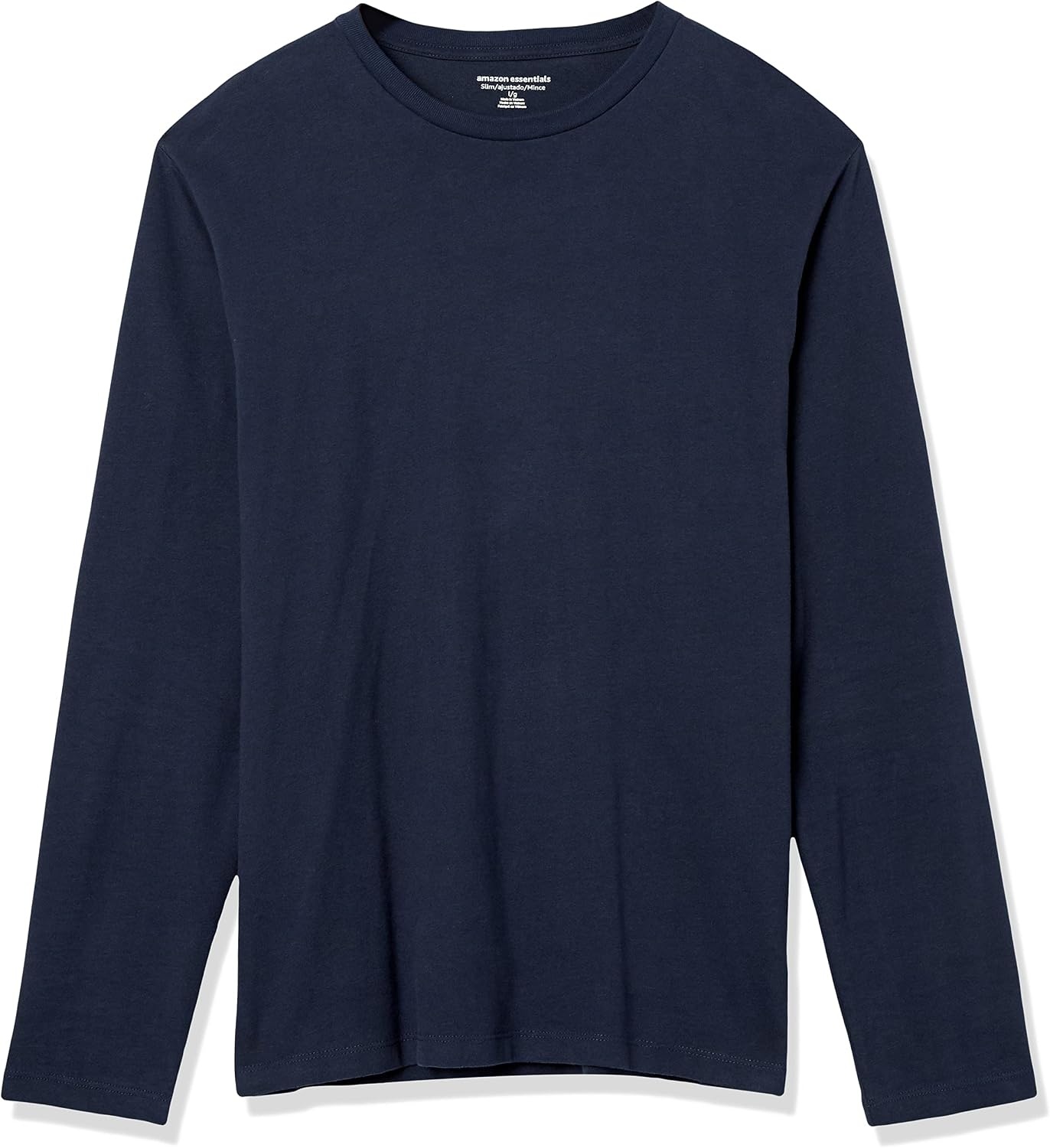 image:imageAmazon Essentials Mens SlimFit Long Sleeve TShirtNavy