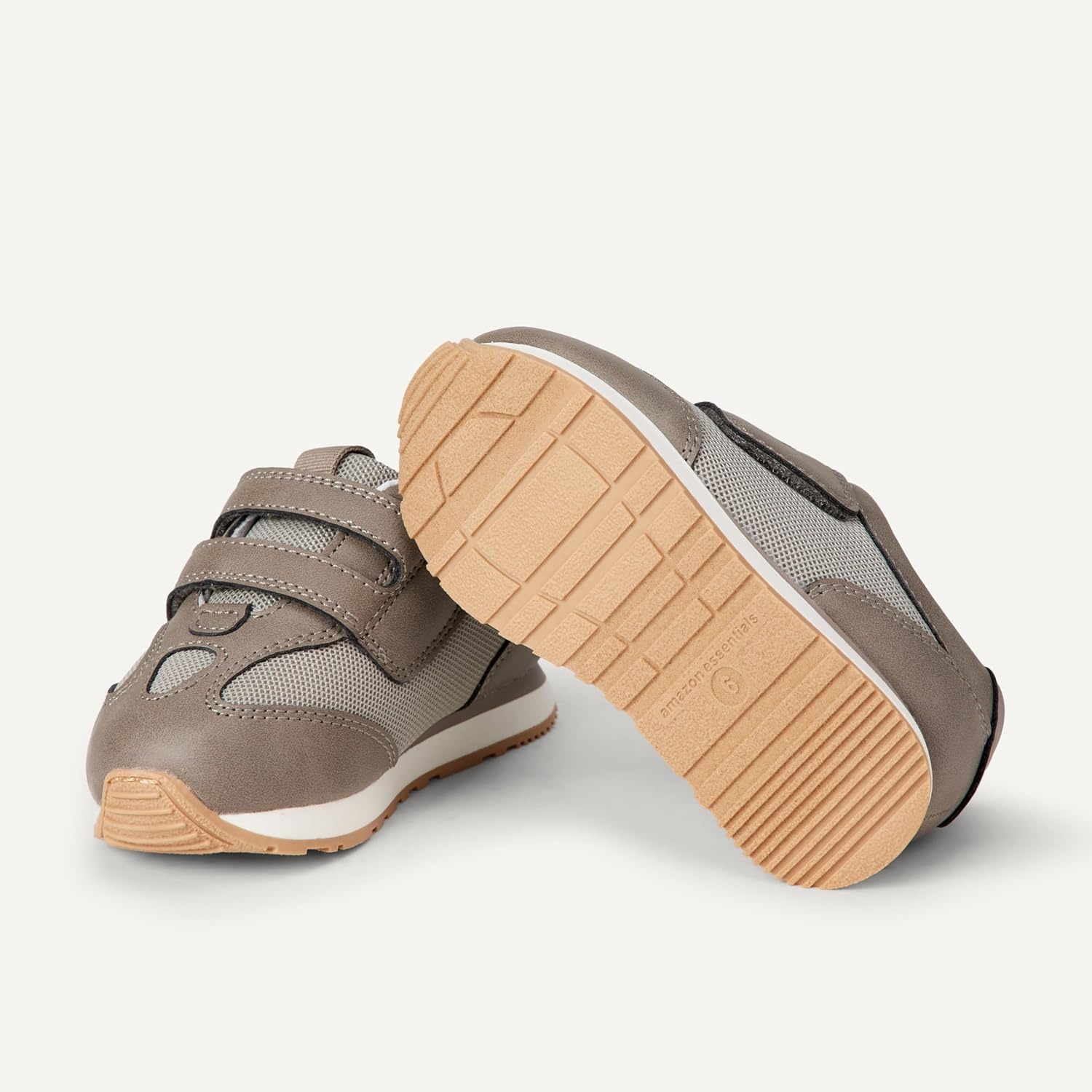 image:imageAmazon Essentials Unisex Toddlers Hook amp Loop Athletic SneakersDark GreyLight Grey