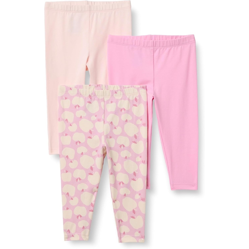 image:imageAmazon Essentials Unisex Toddlers and Babies LeggingsPinkApples