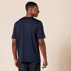 Amazon Essentials Henley Shirts for Men, Short Sleeve, Quick-Dry Jersey, Regular-Fit, 2-Pack(Dark Navy/White)