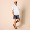 Amazon Essentials Henley Shirts for Men, Short Sleeve, Quick-Dry Jersey, Regular-Fit, 2-Pack(White)