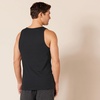Amazon Essentials Men’s Active Quick Dry Tech Stretch Moisture Wicking Lightweight Gym Tank Top(Black)