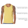 Amazon Essentials Men’s Active Quick Dry Tech Stretch Moisture Wicking Lightweight Gym Tank Top(Yellow)