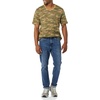 Amazon Essentials Men’s Cotton Short-Sleeve V-Neck T-Shirts, Pack of 2(Black  Camo Print)
