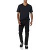 Amazon Essentials Men’s Cotton Short-Sleeve V-Neck T-Shirts, Pack of 2(Black/Black)