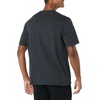 Amazon Essentials Men’s Cotton Short-Sleeve V-Neck T-Shirts, Pack of 2(Black/Charcoal Heather)