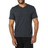 Amazon Essentials Men’s Cotton Short-Sleeve V-Neck T-Shirts, Pack of 2(Black/Charcoal Heather)