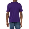 Amazon Essentials Men’s Cotton Short-Sleeve V-Neck T-Shirts, Pack of 2(Black/Dark Purple)