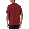 Amazon Essentials Men’s Cotton Short-Sleeve V-Neck T-Shirts, Pack of 2(Charcoal Heather/Burgundy)