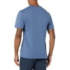 Amazon Essentials Men’s Cotton Short-Sleeve V-Neck T-Shirts, Pack of 2(Navy/Dark Blue)