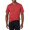 Amazon Essentials Men’s Cotton Short-Sleeve V-Neck T-Shirts, Pack of 2(Navy/Dark Red)