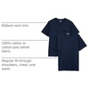 Amazon Essentials Men’s Cotton Short-Sleeve V-Neck T-Shirts, Pack of 2(Navy/Navy)