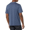 Amazon Essentials Men’s Cotton Short-Sleeve V-Neck T-Shirts, Pack of 2(Washed Blue  Tonal Floral Print)
