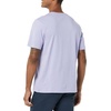 Amazon Essentials Men’s Cotton Short-Sleeve V-Neck T-Shirts, Pack of 2(Washed Blue/Lavender)