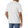 Amazon Essentials Men’s Cotton Short-Sleeve V-Neck T-Shirts, Pack of 2(White  Pineapple Print)