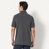Amazon Essentials Men’s Interlock Polo Shirt(Charcoal Heather)