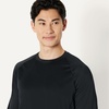 Amazon Essentials Men’s Long-Sleeve Quick-Dry UPF 50 Swim Tee(Black)