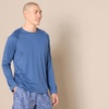 Amazon Essentials Men’s Long-Sleeve Quick-Dry UPF 50 Swim Tee(Blue)