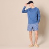 Amazon Essentials Men’s Long-Sleeve Quick-Dry UPF 50 Swim Tee(Blue)
