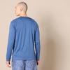 Amazon Essentials Men’s Long-Sleeve Quick-Dry UPF 50 Swim Tee(Blue)
