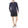 Amazon Essentials Men’s Long-Sleeve Quick-Dry UPF 50 Swim Tee(Dark Navy)