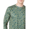 Amazon Essentials Men’s Long-Sleeve Quick-Dry UPF 50 Swim Tee(Olive Hibiscus)