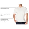 Amazon Essentials Men’s Relaxed Fit Cotton Jersey T-Shirt, Soft Fabric(White)