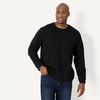 Amazon Essentials Men’s Relaxed Fit Long Sleeve T-Shirt(Black)