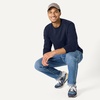 Amazon Essentials Men’s Relaxed Fit Long Sleeve T-Shirt(Navy)