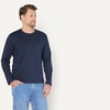 Amazon Essentials Men’s Relaxed Fit Long Sleeve T-Shirt(Navy)