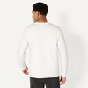 Amazon Essentials Men’s Relaxed Fit Long Sleeve T-Shirt(White)
