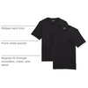 Amazon Essentials Men’s Short-Sleeve Crewneck Pocket T-Shirts(Black/Black)