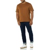 Amazon Essentials Men’s Short-Sleeve Crewneck Pocket T-Shirts(Black/Brown)